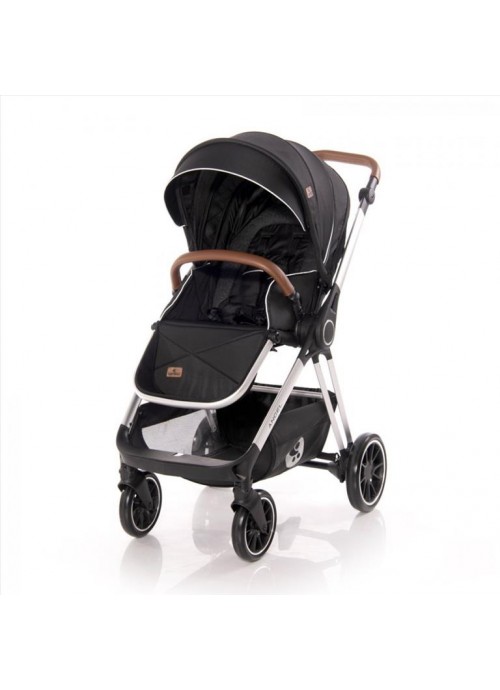 Πολυκαρότσι Angel 3 in1 με καλαθούνα και Κάθισμα Αυτοκινήτου Black Lorelli