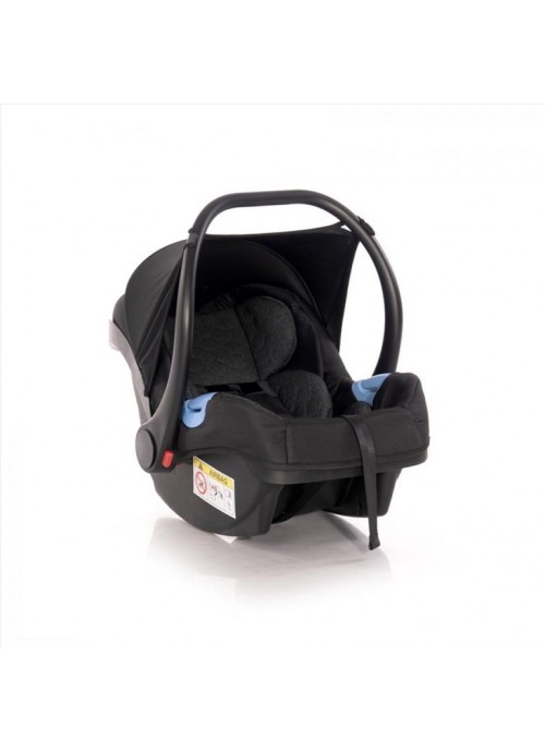 Πολυκαρότσι Angel 3 in1 με καλαθούνα και Κάθισμα Αυτοκινήτου Black Lorelli