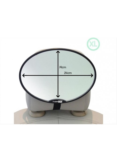 freeON Ρυθμιζόμενος Καθρέπτης Πίσω Καθίσματος 25x23x2εκ.