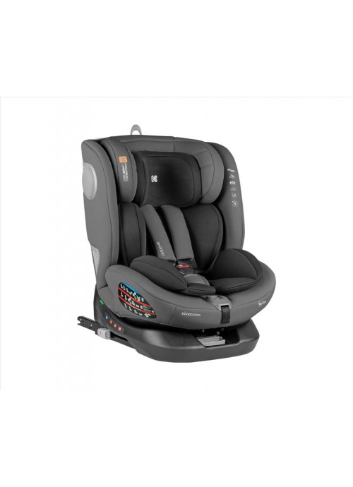 10435-Κάθισμα αυτοκινήτου Kikka Boo i-Moove i-SIZE 360° 40-150cm Dark Grey