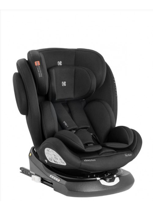 10974-Kikka Boo Κάθισμα αυτοκινήτου 40-150 cm i-Felix i-SIZE Μαύρο