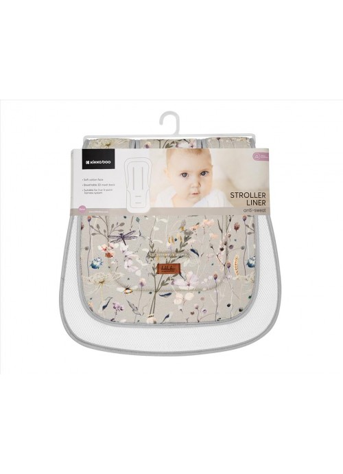 Kikka Boo Αντιιδρωτικό Κάλυμμα Καροτσιού 81x42xx3εκ Dreamy Fields Grey