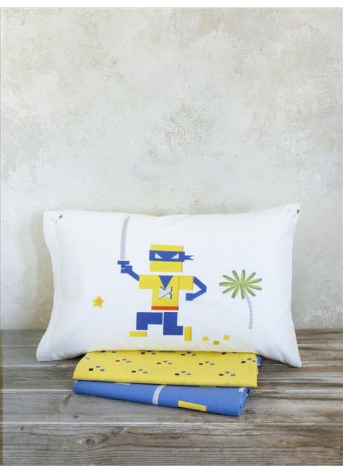 Παιδικά Σεντόνια Μονά Σετ 3τμχ. 170x255cm Βαμβάκι Nima Home Atari