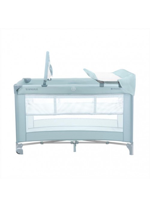 Kikka Boo So Gifted Plus Παρκοκρέβατο 2 Επιπέδων με Αλλαξιέρα και Στρώμα Πράσινο 65x125cm