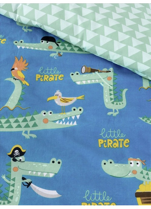 Σεντόνια Μονά με Λάστιχο 100?200+30 Little Pirate