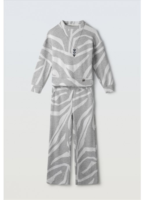 14079-Σετ παντελόνι πλεκτό Εβίτα