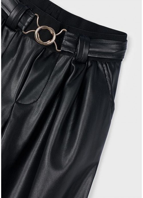 Δερμάτινο παντελόνι wide leg Mayoral