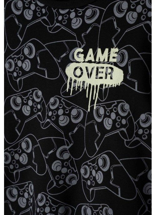 Πιτζάμα game over Hashtag