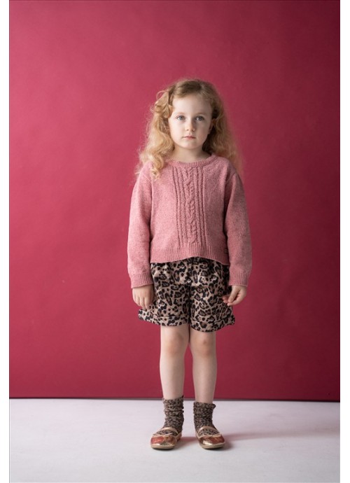 14640-Σετ σορτσάκι με πλεκτό Εβίτα