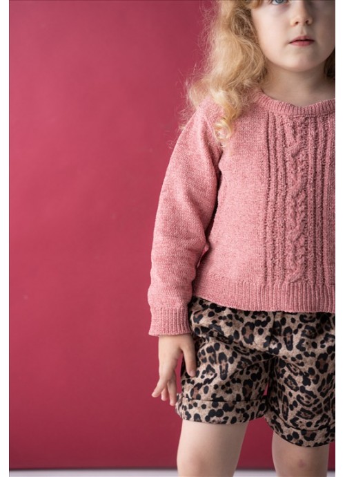 Σετ σορτσάκι με πλεκτό Εβίτα