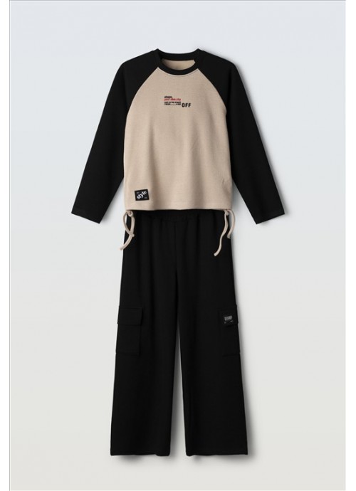 14644-Σετ παντελόνα με μπλούζα Εβίτα