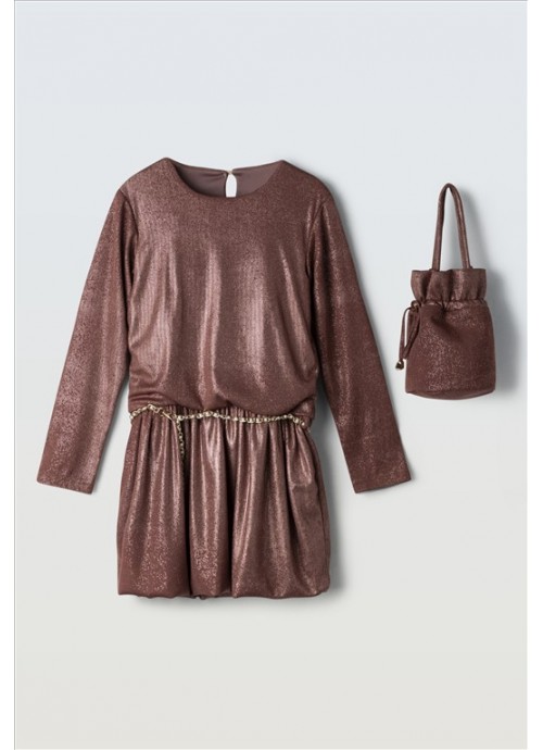 14860-Φόρεμα με τσαντάκι Εβίτα