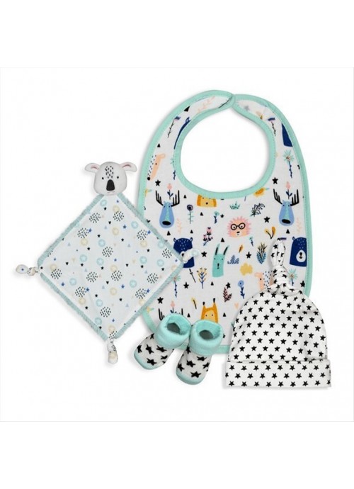 Interbaby Σετ Δώρου για Μωρά για 0-6 μηνών 4τμχ