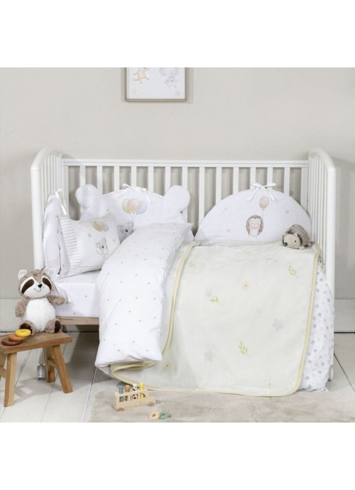 15094-Κουβέρτα βελουτέ κούνιας Jouer nima