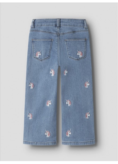 Παντελόνι τζην wide fit Name It