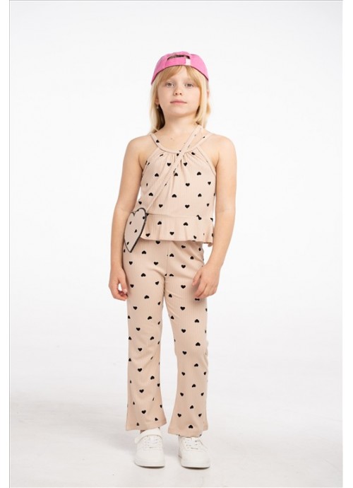 15359-Σετ παντελόνα με τοπ και τσαντάκι Εβίτα