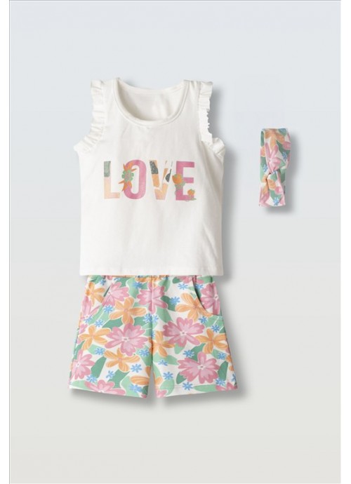 Σετ σορτσάκι love Εβίτα