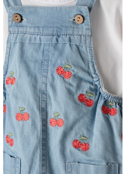 Σαλοπέτα κοντή με μπλούζα Εβίτα