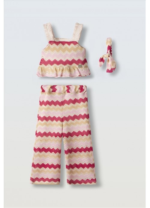 Σετ παντελόνα με τοπ Εβίτα