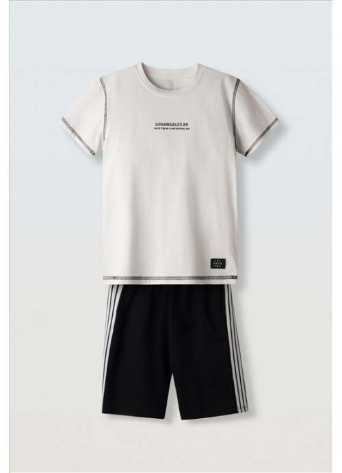 15336-Σετ σορτσάκι los angeles Hashtag