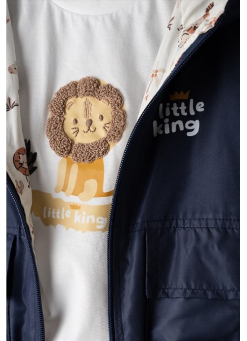 Σετ παντελόνι με μπλούζα και μπουφάν Hashtag