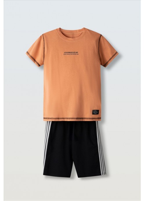 15351-Σετ σορτσάκι los angeles Hashtag