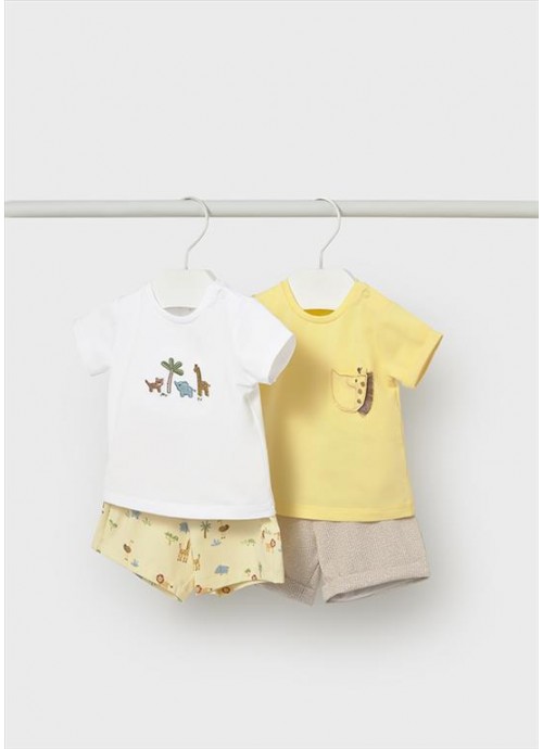 15614-Σετ σορτσάκι με μπλούζα 2 τεμάχια Mayoral