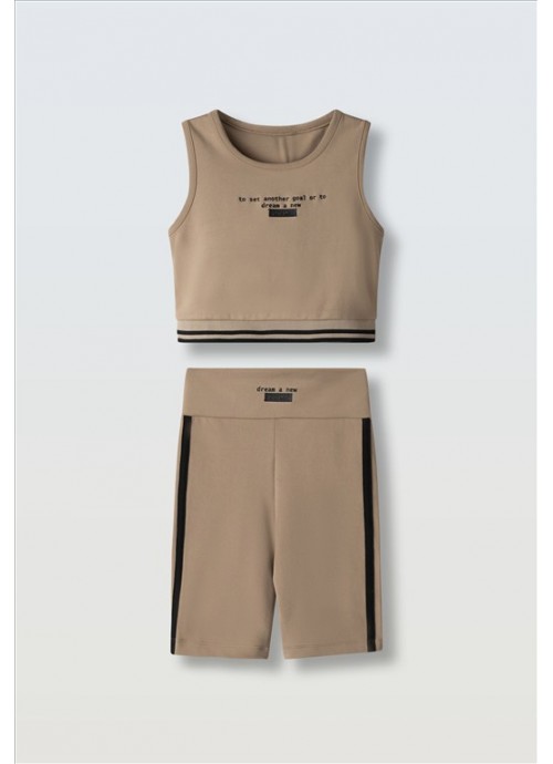 15736-Σετ κολάν με τοπ Εβίτα