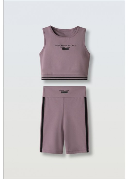 15737-Σετ κολάν με τοπ Εβίτα