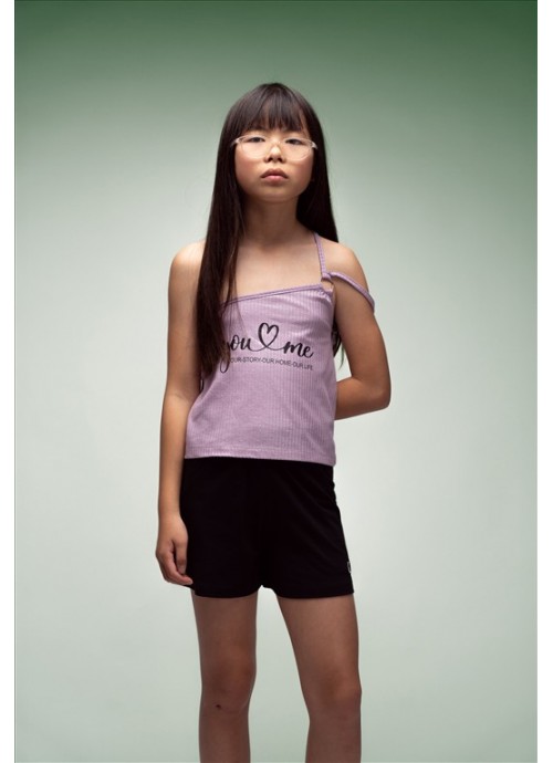 15742-Σετ σορτσάκι με τοπ Εβίτα