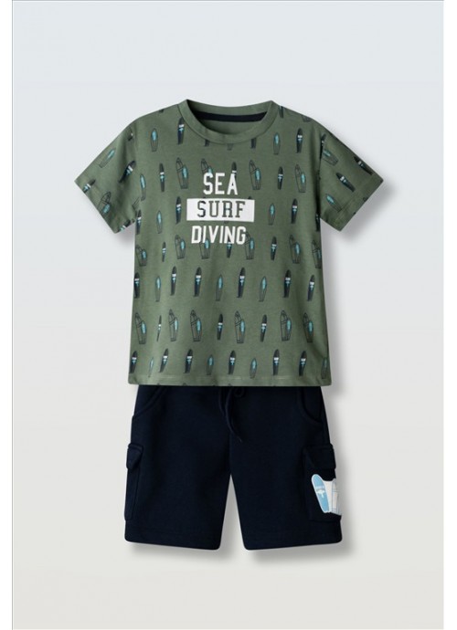 15777-Σετ σορτσάκι surf Hashtag