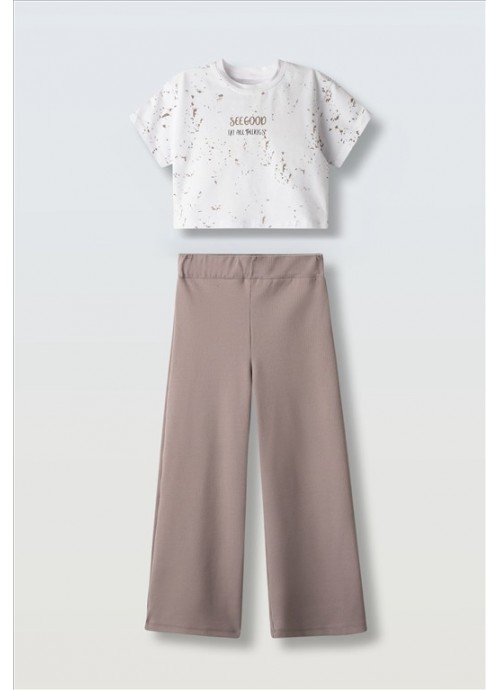 15765-Σετ παντελόνα με τοπ Εβίτα