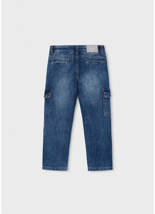 Παντελόνι τζην cargo Mayoral