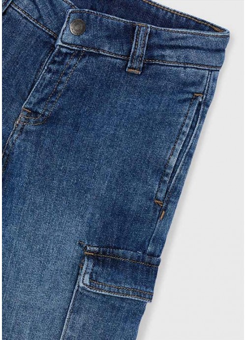 Παντελόνι τζην cargo Mayoral