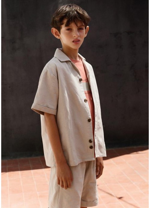 15837-Βερμούδα λινό Mayoral