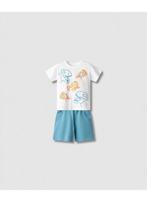 15919-Σετ σορτσάκι pizza time Nek
