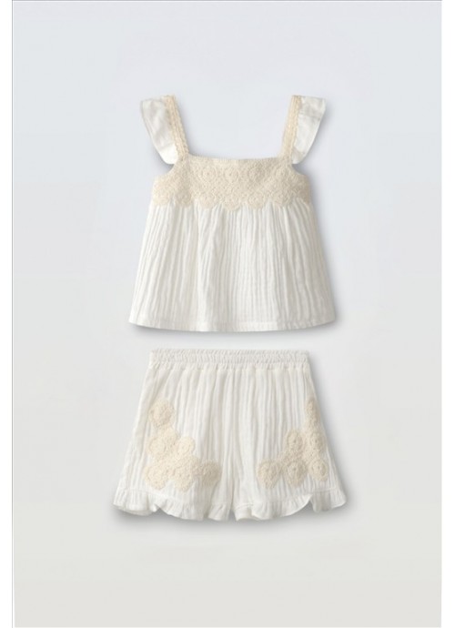 Σετ σορτσάκι με μπλούζα Εβίτα