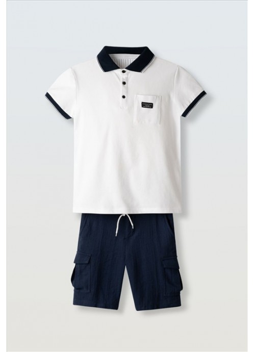 Σετ βερμούδα με μπλούζα Hashtag