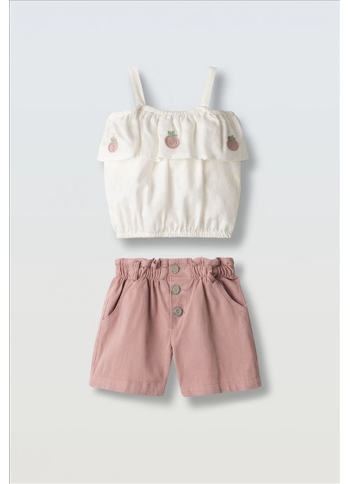 Σετ σορτσάκι με τοπ Εβίτα
