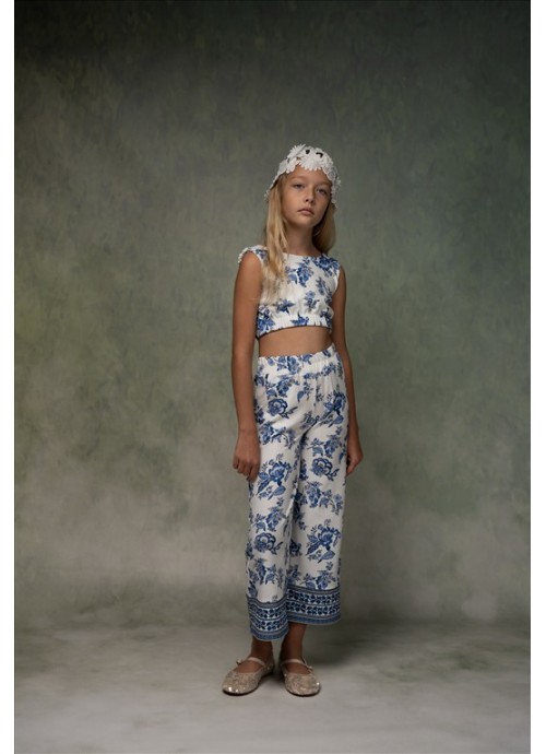 Σετ παντελόνα με τοπ Εβίτα