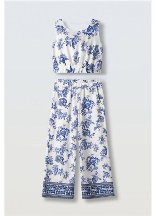 Σετ παντελόνα με τοπ Εβίτα