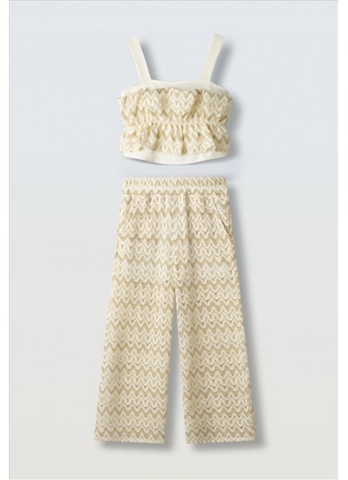 Σετ παντελόνα με τοπ Εβίτα