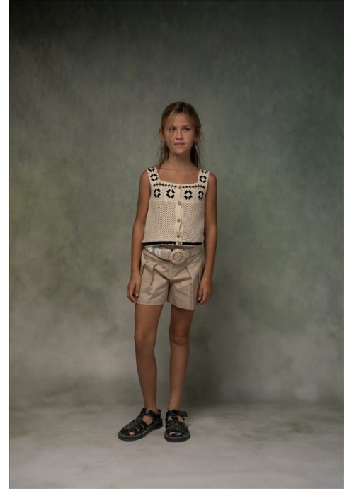 16009-Σετ σορτσάκι με τοπ Εβίτα