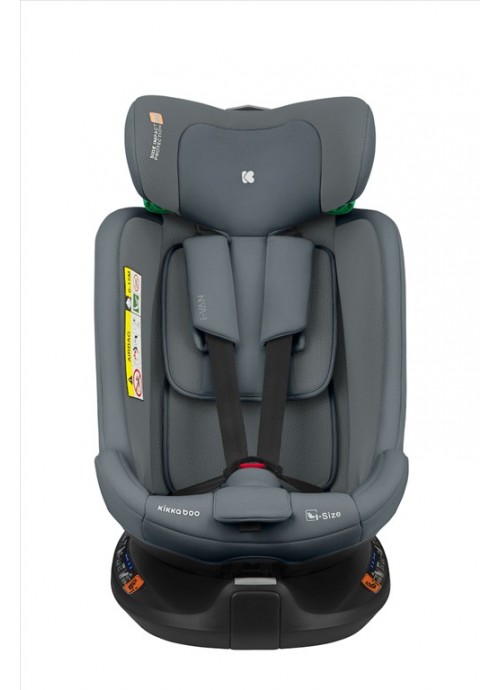 Kikka Boo I-van Καθισματάκι Αυτοκινήτου i-Size με Isofix Γκρι