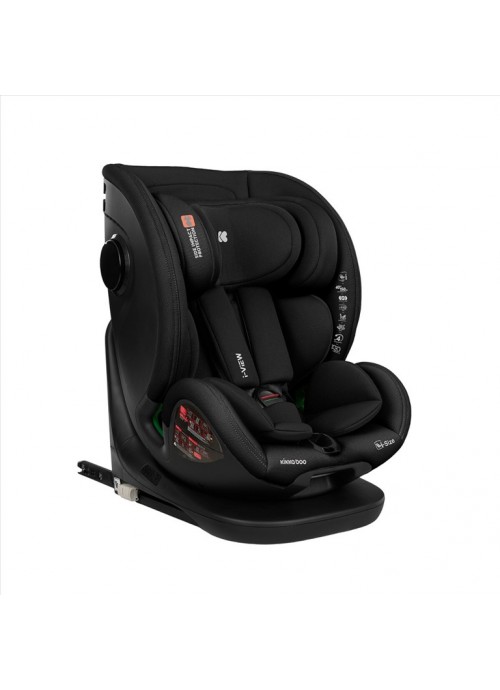 16344-Kikka Boo i-View Καθισματάκι Αυτοκινήτου i-Size με Isofix Dark Grey 0-36 kg