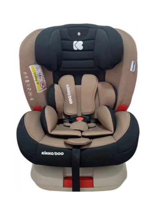 785-Kikka Boo Κάθισμα Αυτοκινήτου 0-1-2-3 (0-36 kg) 4Strong beige + Isofix 2020