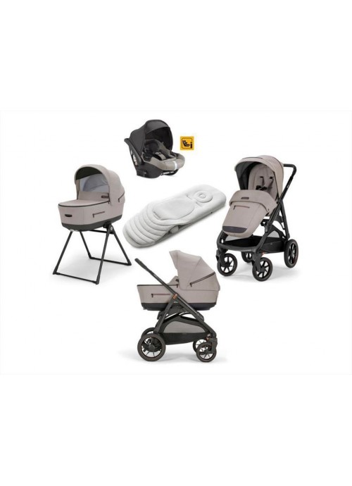 817-Πολυκαρότσι Inglesina Aptica XT Quattro 2024 Με Κάθισμα Αυτοκινήτου Darwin Ι-Size, Tundra Beige