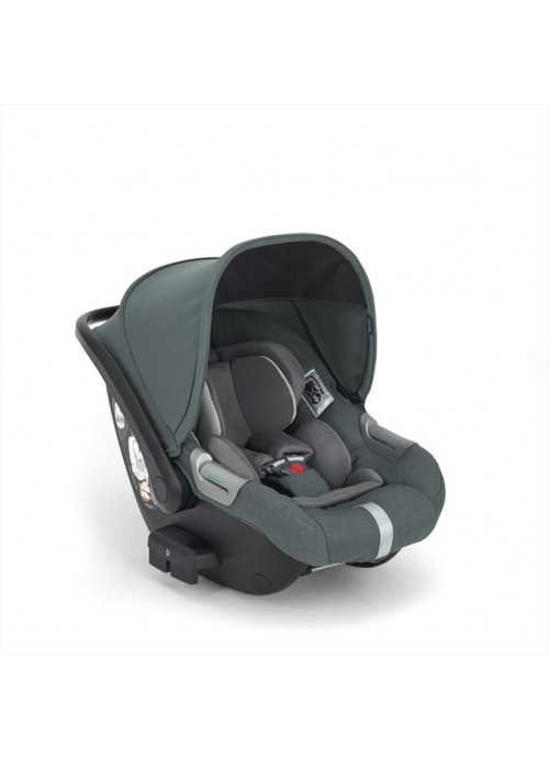 Inglesina Aptica Quattro χρώμα Emerald Green με σκελετό Lithium Black και κάθισμα αυτ/του Darwin