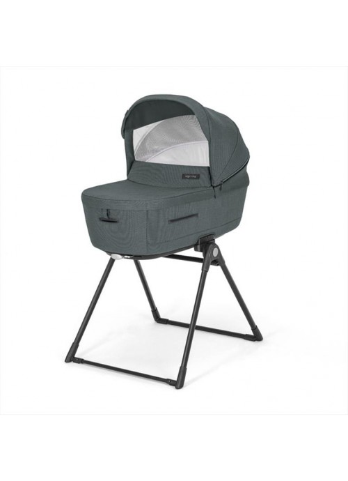 Inglesina Aptica Quattro χρώμα Emerald Green με σκελετό Lithium Black και κάθισμα αυτ/του Darwin