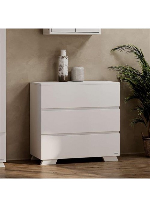 2195-Casababy La Maison White Βρεφική Συρταριέρα